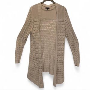 Grandma Core Cottagecore Cozy Apt. 9 Taupe Cardigan size M